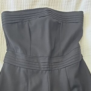 Elegant Black Strapless Dress